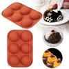 Medium Semi Sphere Silicone , 2 Packs Baking for Making Chocolate, Cake, Jelly, Dome M^ousse