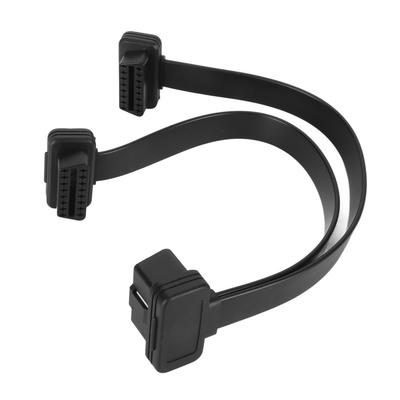 OBD Y-образный удлинительный кабель-разветвитель 16 контактов 1 для 2 OBD мужской-женский адаптерный кабель автомобильный диагностический