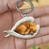 Pet Keychain Jewelry Gift Keyring For Women Car Keyring Dog Pendant Dog Key Chains Animal Keychain