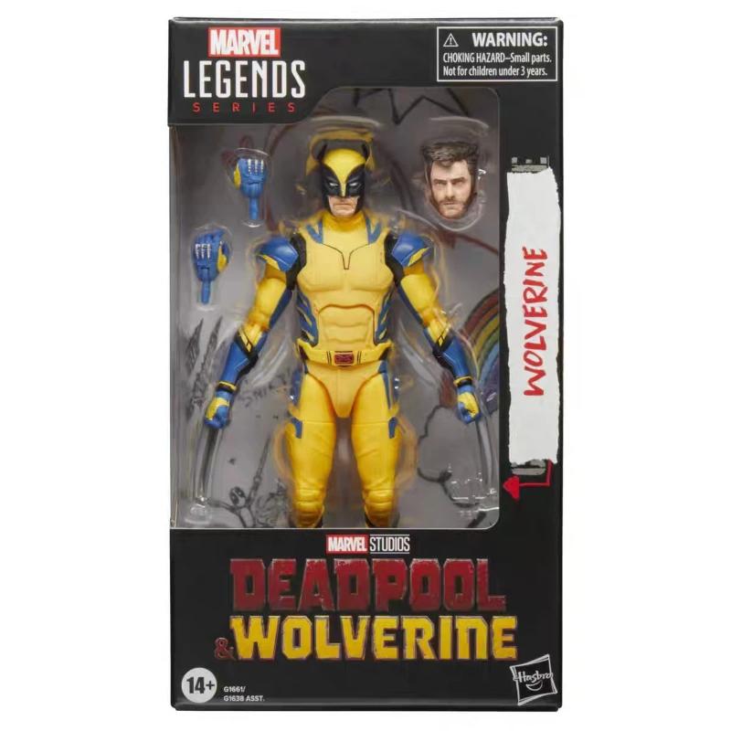16 см Фигурка Marvel Legends Росомаха Дюйм Дэдпул И Кино Версия Со Сменной Головой Коллекционная 6 Позable Сочлененная Масштаб