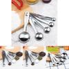 Chic Five Piece Stainless Steel Measuring Spoon Set Perfect For Baking Coffee And Gift Giving