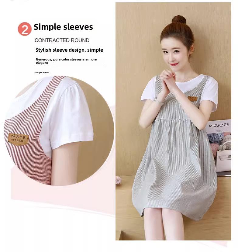 Модная одежда для беременных весна/лето: Свободные и облегающие топы, верхняя одежда и платья