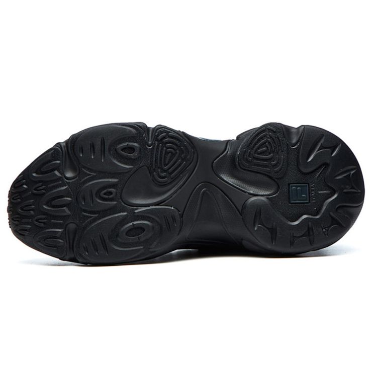 Fila Pantera Ткань Синтетическая кожа Круглый носок Шнуровка Низкий верх Повседневные кроссовки Женские кроссовки Черные F12W121105FBK