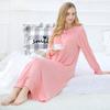 Nightdress Women Modal Long Sleeve Spring Nightgown Comfortable Long Sleepdress Lounge Home Clothing
