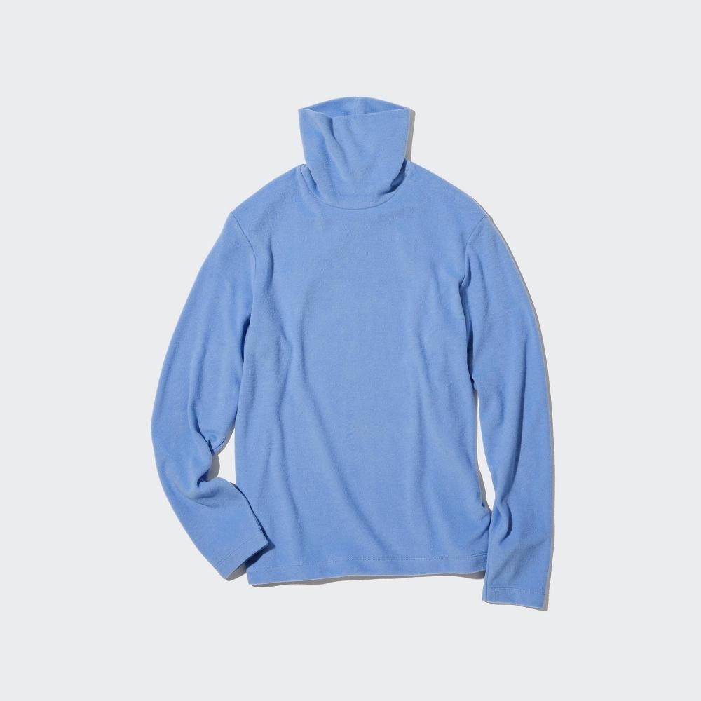 Uniqlo Футболка-водолазка с длинным рукавом из флиса Japan HeaTTech 