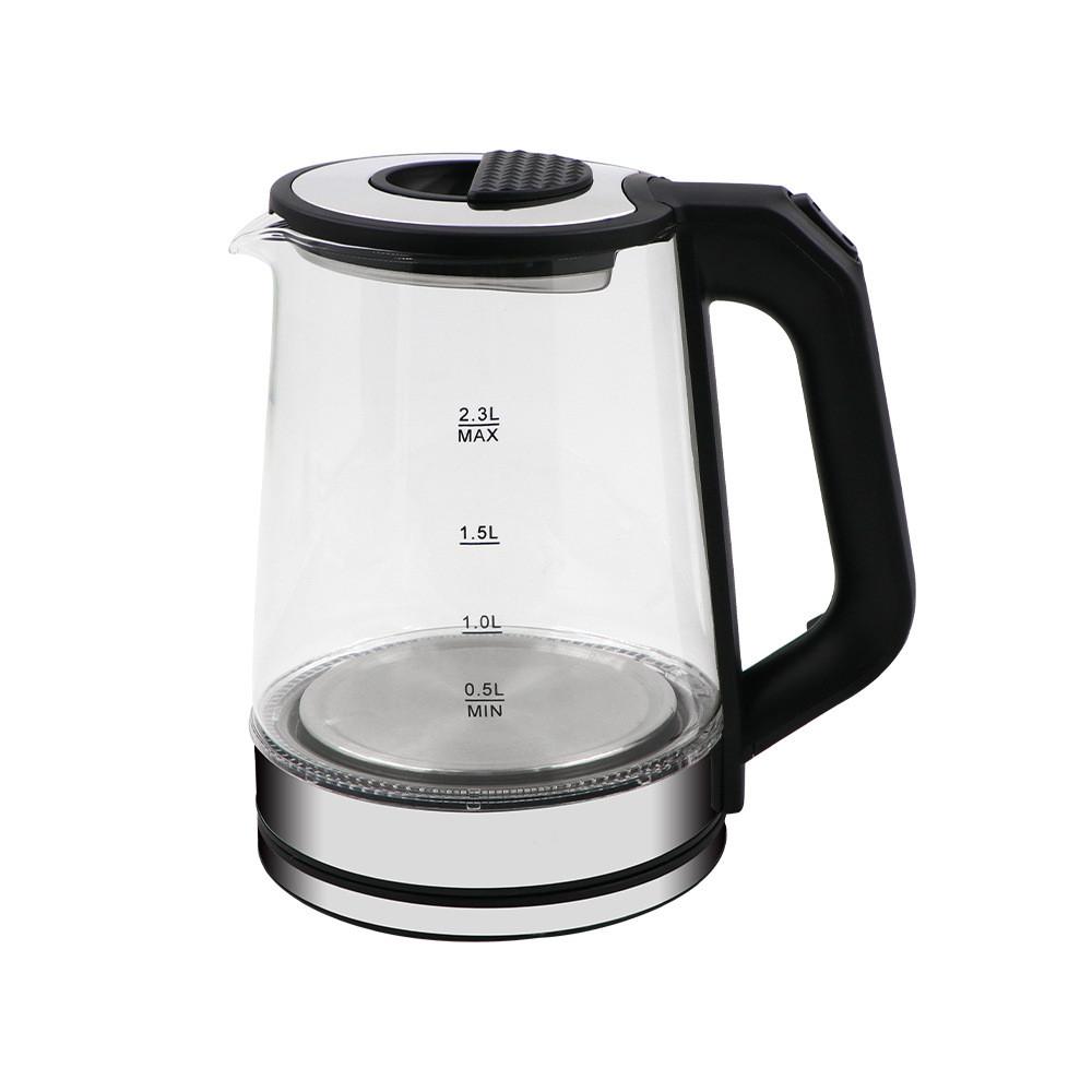 2.3L Large Capacity Electric Kettle Household High Borosilicate Glass Electric Teapot Multifunctional Health Pot