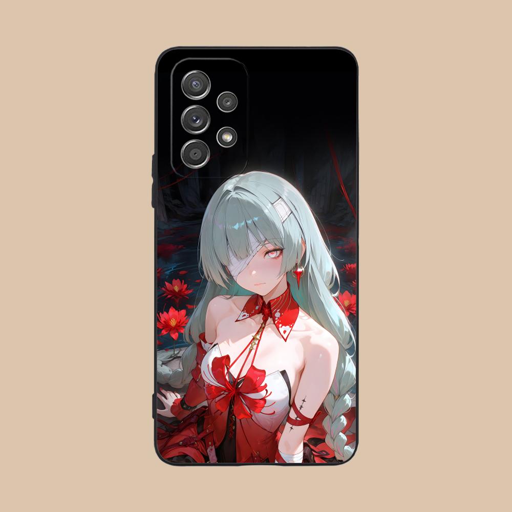 Чехол для мобильного телефона Wuthering Waves Phrolova Матовый для Samsung Galaxy M55 54 42 35 34 33 32 23 22 15 14 13 12 F55 5G
