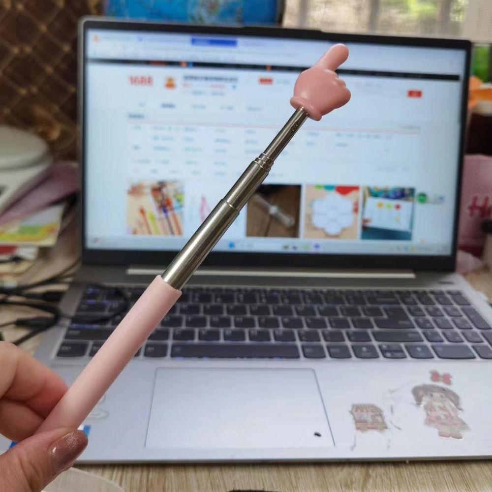 Steel Finger Design Finger Reading Sticks Handheld Presenter Whiteboard Pointer Teaching Stick