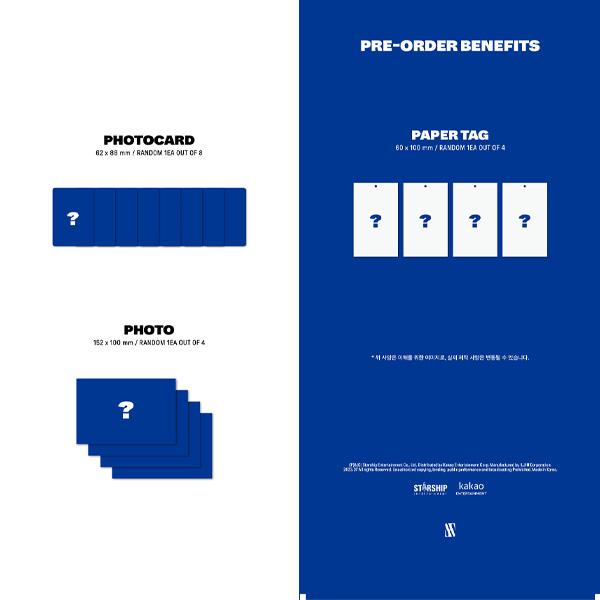 Шону и Хёнвон (MONSTA X)  1-й мини-альбом / THE UNSEEN (ВЕР.1 / ВЕР.2) PP