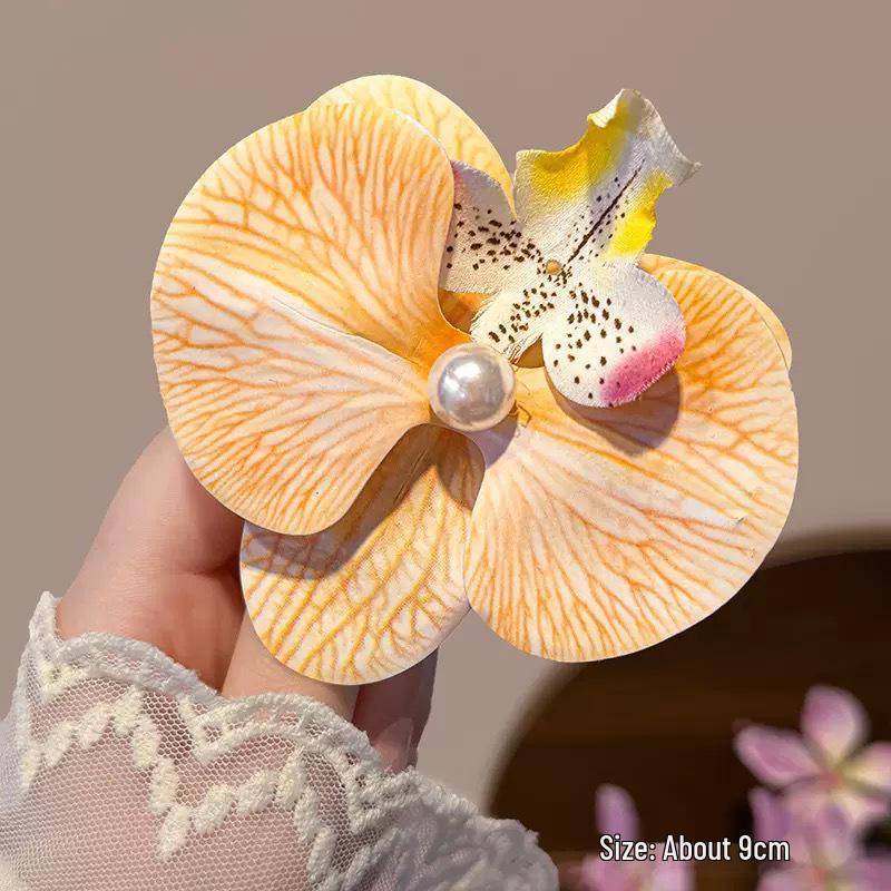 Caro 3D Rose Hair Claw Clip - 2024 High-End Floral Shark Clip for Women, Elegant Headwear