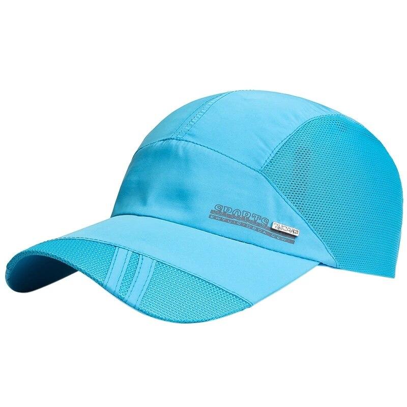 Baseball Cap Summer Quick Dry Mesh Sun Hat Tennis Golf Cap Hiking Running Sailboat Beach Hat