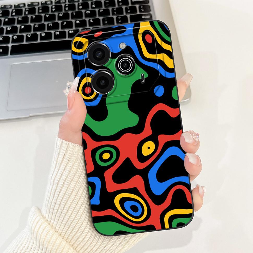 Чехол для телефона Tecno Pova 6 Pro 5G Чехол LI9 Милые животные Мягкий силикон ТПУ Для Pova 6 Pova6 Pro Защитная крышка 6.78"