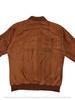 Motorcycle Genuine Lambskin Brown Handmade Men Leather Jacket Designer Suede