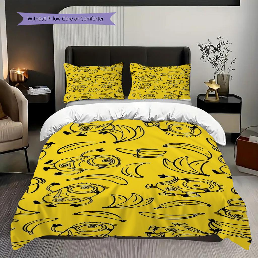 Minions Sky Adventure Bedding 1 Duvet Cover 2 Pillowcase Without Core Duvet Cover And Pillowcase Bedding Set Soft And Comfortable