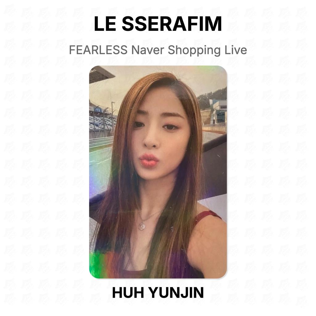 LE SSERAFIM FEARLESS Naver Shopping Live Официальная фотокарточка