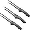 Yakiniku Tongs, Stainless Steel BBQ Tongs, Set of 3, with Floating Tips, Slim and Easy Grip, Non-Slip, Perfect for Serving Pasta and Yakiniku