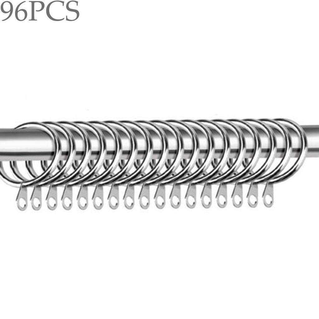 Металлические Бесшумные Сверхпрочные Кольца-крючки для Штор Римские Кольца для Карнизов