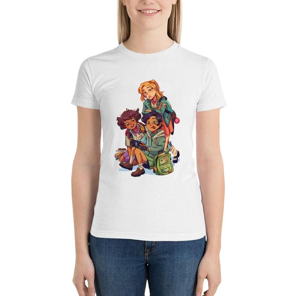 Амфибия - футболка с наклейкой Anne, Marcy & Sasha, милые топы, женская одежда, летние топы, футболки для женщин, графика