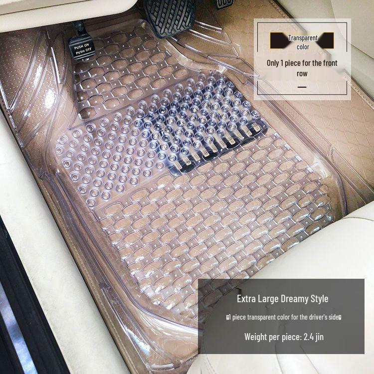 Экологичный Прозрачный Нескользящий Водонепроницаемый Коврик для Пола Автомобиля