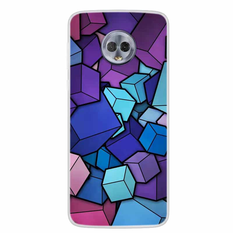 For Moto G6 Plus Case G6 Play Lovely Cat Soft TPU Silicone Transparent Phone Case For Motorola Moto G6 Cover Clear Bumper MotoG6