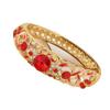 Enamel Women's Hand Bracelet Chinese Vintage Ethnic Bangles Beijing Cloisonne Bracelet  Accessories