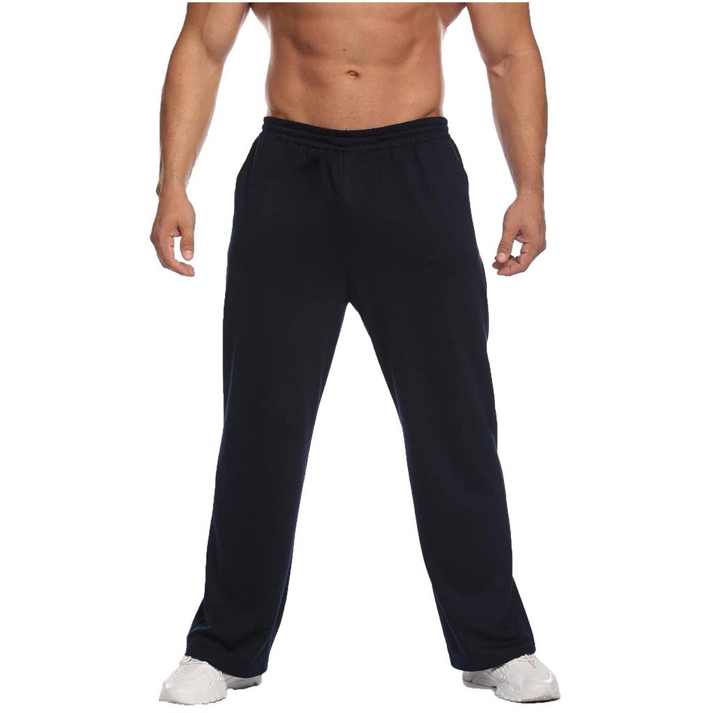 Мужские спортивные штаны, легкие спортивные штаны, длинные спортивные штаны, спортивные брюки для отдыха с карманами и шнурком