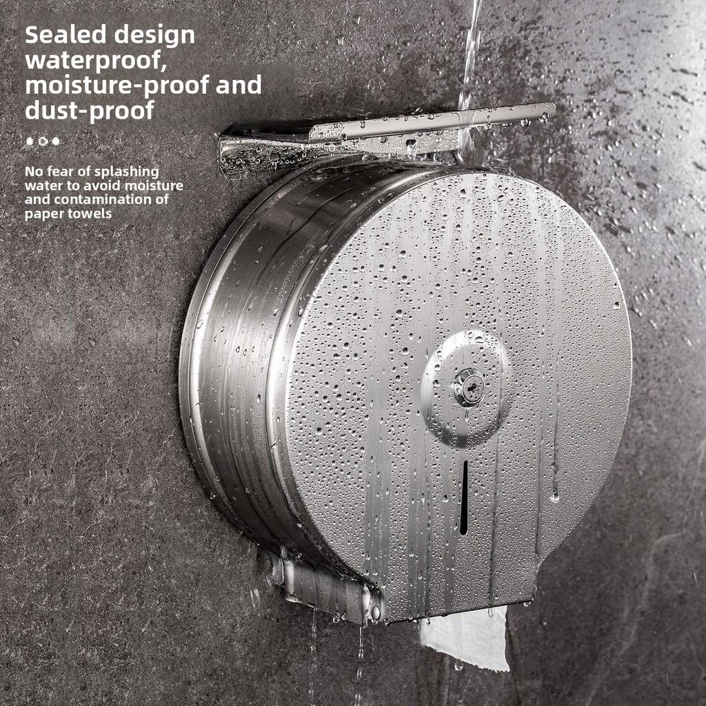 Listed Stainless Steel Bathroom Paper Dispenser Wall Mounted For Restroom