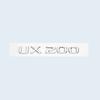 3D ABS Chrome Black UX200 UX250h UX260h Emblem Car Tail Letters Trunk Logo Badge Sticker for Lexus UX Series Accessories