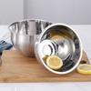 18-26 см Нержавеющая сталь Высокая емкость Мука Яйца Смешивание Чаша Загущение Салатник Выпечка Суп Контейнер Кухонная Утварь