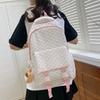 Рюкзак для ученика средней школы новый нейлоновый с буквенным принтом студенческий школьный рюкзак большой вместимости простой рюкзак женский