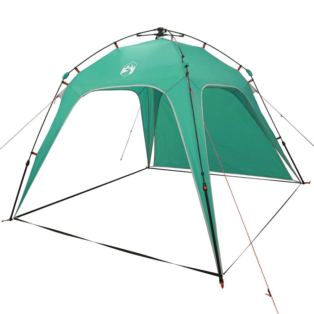Instant Tent for 4 Persons with Quick Release Mechanism Sea Green