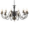VidaXL Antique Chandelier 12 Bulbs Ceiling Light Pendant Lamp Luminaire Interior Lighting Living Room Dining Room Bedroom To 281621