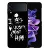 Чехол для телефона Movie THE C-CROW для Samsung Z Flip 6 7 5G Galaxy Z Flip 5 4 3 5G Чехлы Ударопрочный Жесткий Чехол ТПУ