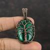 Tree Of Life Malachite Pendant Copper Wire Wrapped Pendant Tree Of Life Jewelry For Gift Handmade Gemstone Pendant Wonderful Copper Jewelry