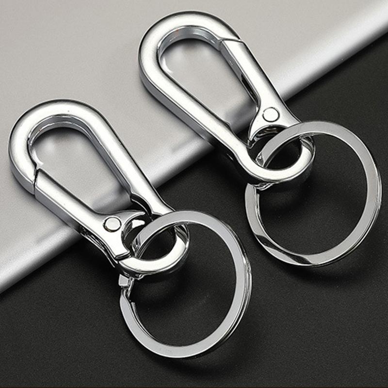 Мужской брелок с пряжкой в виде тыквы из нержавеющей стали, зажим для ремня, анти-потерянная пряжка, повесить