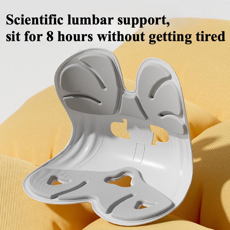 Эргономичная поясничная подушка, кресло для коррекции осанки сидя, офисная спинка для сидячего положения, устройство для вытяжения пояснично-шейного отдела позвоночника для взрослых