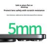 Folding Metal Phone Stand 360 Degree Rotation Damping Gear Ultra Thin Magnetic Ring Holder