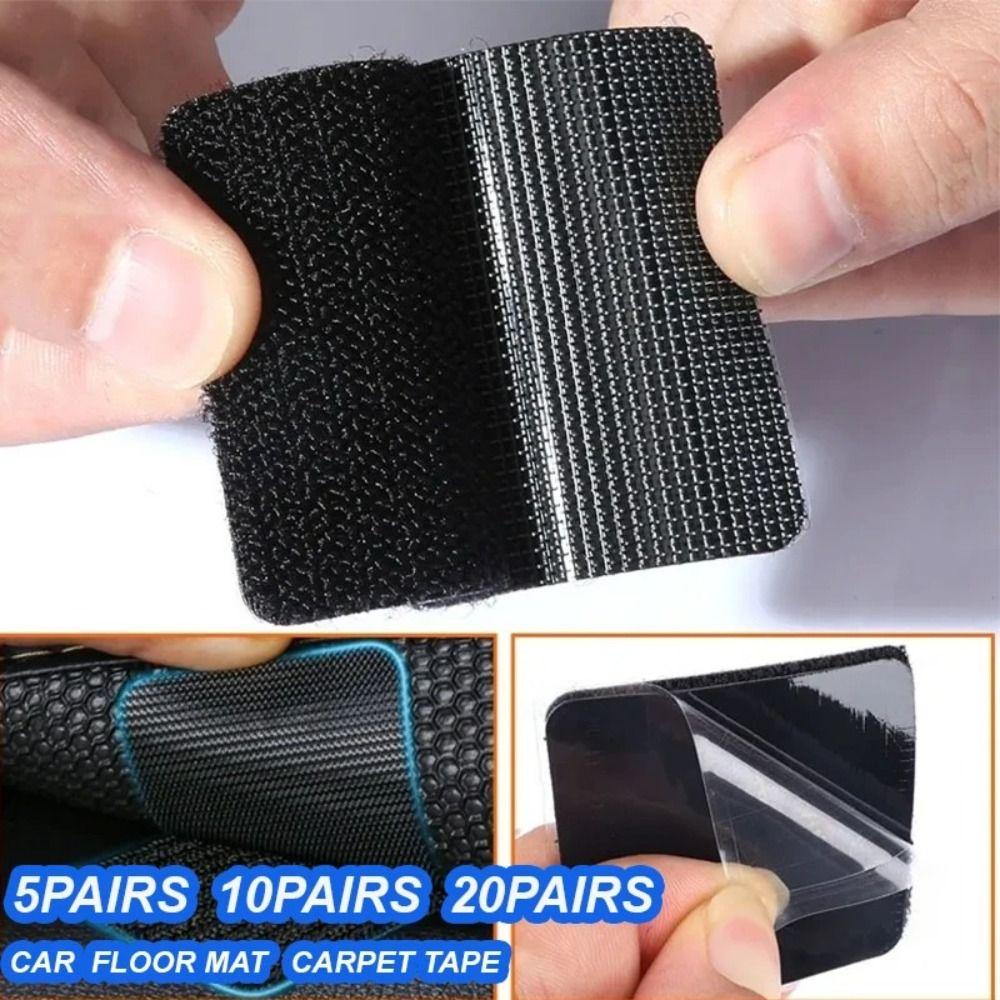 High Adhesive Carpet Fixing Stickers Double Faced Grip Tapes Universal Car Carpet Fixed Patches