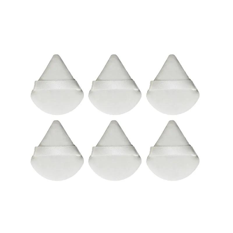 2/4/6/10Pcs Mini Triangle Powder Puff Face Makeup Sponge Cosmetics Soft Cotton Face Washable Velvet Makeup Puff Tools