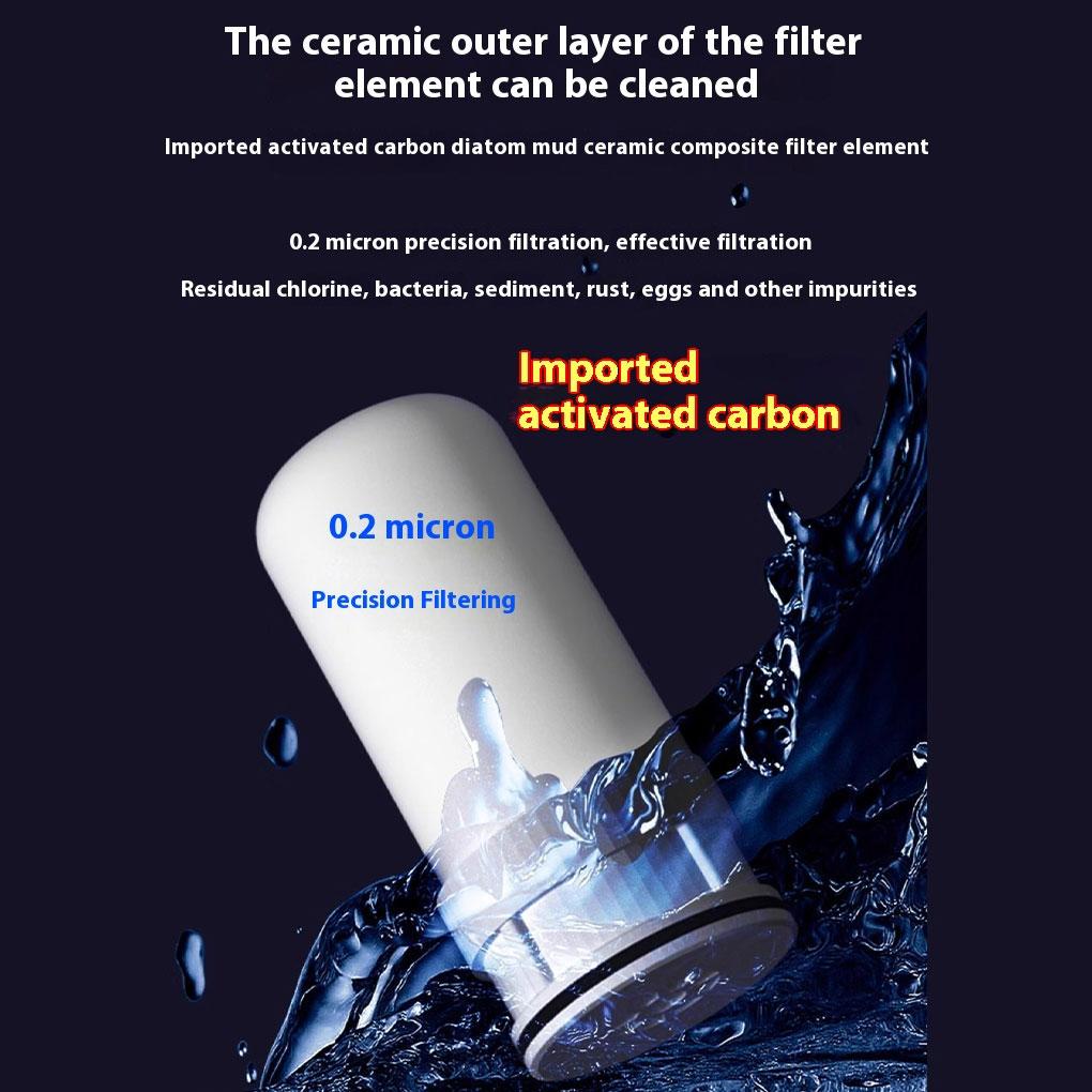 Фильтр для воды из 7-слойного композитного картриджа удаляет песок, хлор, тяжелые металлы, фильтр для воды для крана