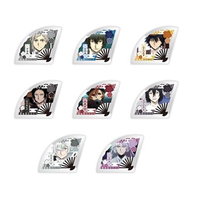 Bungo Stray Dogs Акриловый блок Коллекция из 8 веерных фигурок,