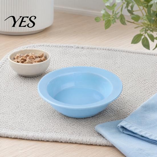 Ceramic Kitten Bowl Cat for Dry Wet Food, Microwave Dishwasher Safe Pet Dish Feeder Plate, Whisker Friendly Food Water Durable