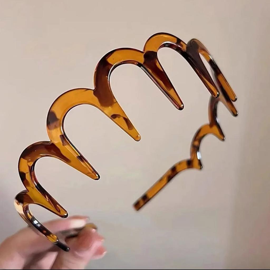 2pcs Practical Plastic Resin Hair Clip For Women With Teeth Designs To Secure Loose Strands And Maintain Neat Hairstyles