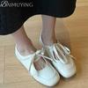 Fashion Flats Casual Shoes Women Sneakers Sandals Mary Jane Soft Leather Loafers Ballet 2025 Trend Brand Elegant Dress Lace Up Comfort