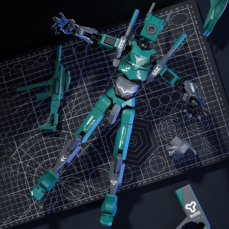 Мех T13 Фигурка Титан 13 Фигурка Манекен Счастливая 13 Фигурка Напечатанная на 3D-принтере Многосуставная Подвижная Фигурка Нова