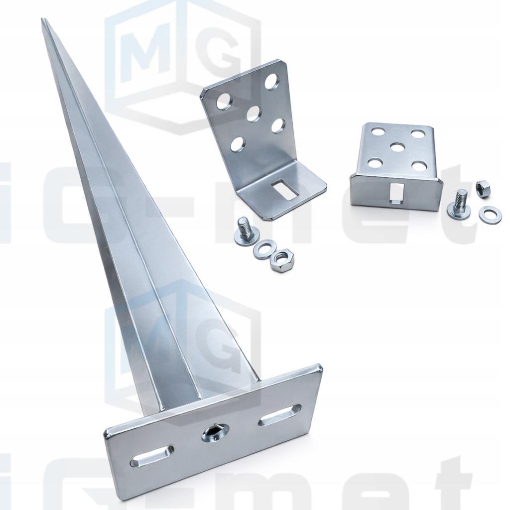 4Xadjustable Post Base, Hitched In, Anchor 0-120X700