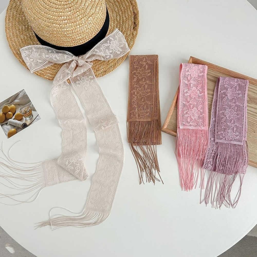 Floral Multifunctional Headscarf Elegant Bag Strap New Lace Printed Scarf  Formal Events