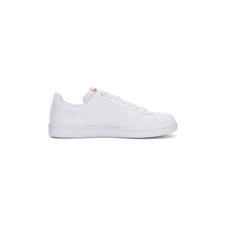 Puma Up Comfortable Versatile Low-Top Skate Shoes Unisex Sneakers White Red 372605-50