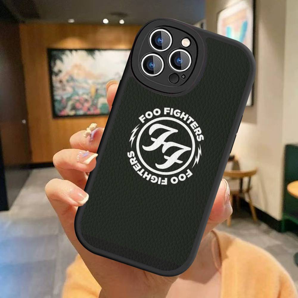Чехол для телефона группы Foo Fighters для iPhone 16 15 14 11 12 13 Pro Max Plus Задняя кожаная крышка