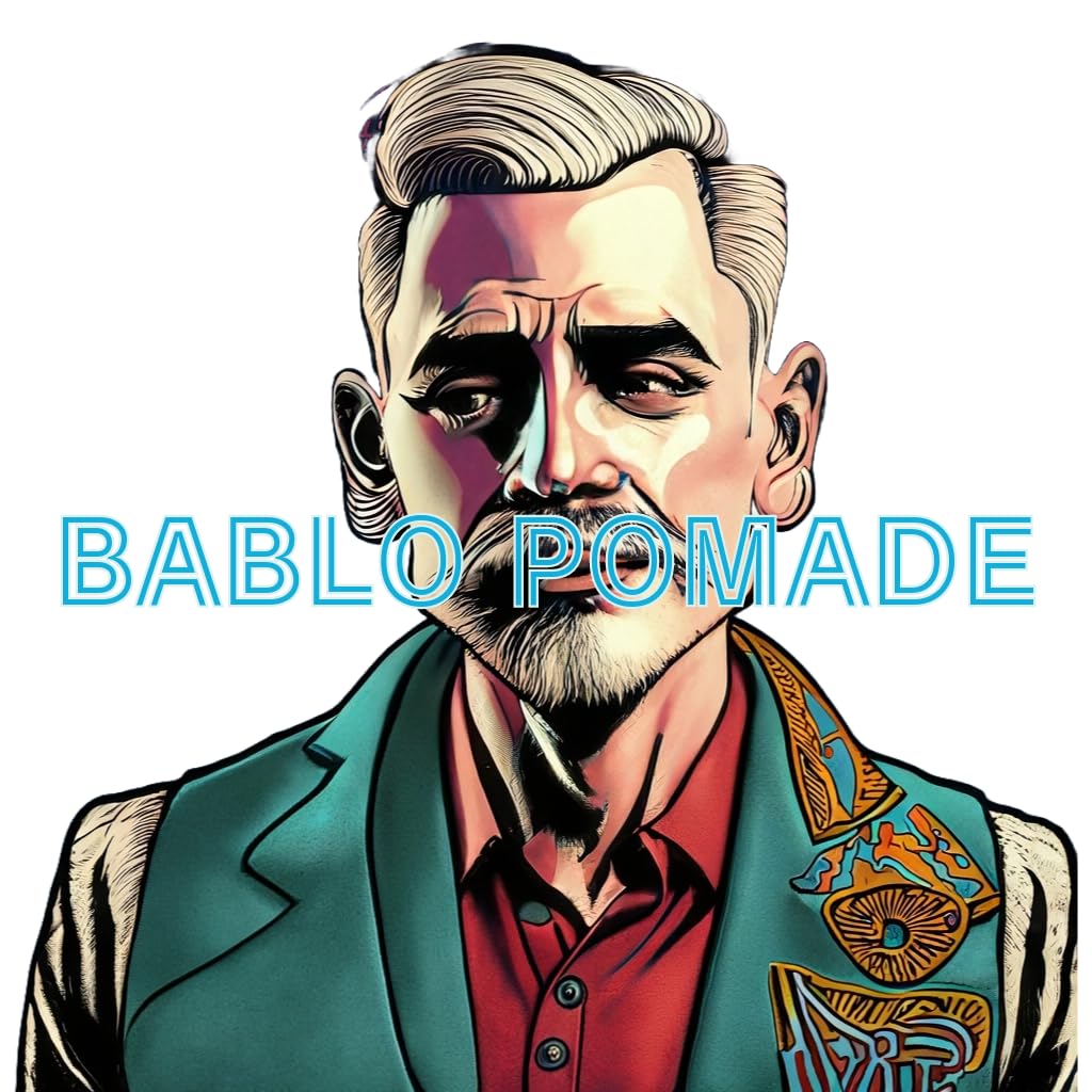 BABLO POMADE Зеленая сетчатая расческа для укладки волос для помады, с крупными зубьями, мужская
